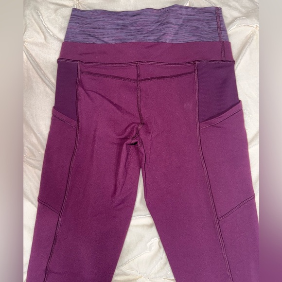 Lululemon En Route Crop size 4 
Plum / Wee Are From Space September Plum - Picture 11 of 16